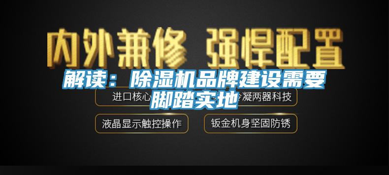 解读：蕾丝视频污污污品牌建设需要脚踏实地