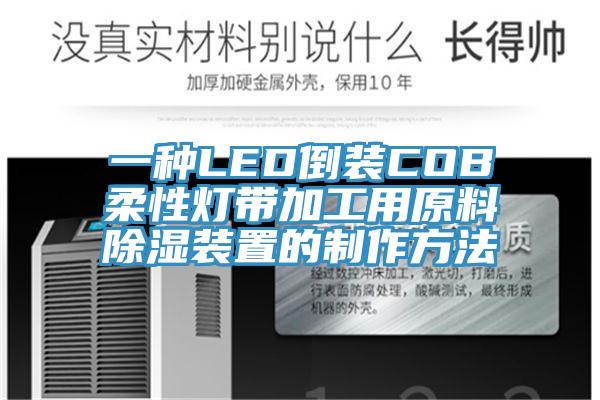 一种LED倒装COB柔性灯带加工用原料除湿装置的制作方法