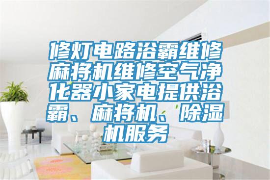 修灯电路浴霸维修麻将机维修空气净化器小家电提供浴霸、麻将机、蕾丝视频污污污服务