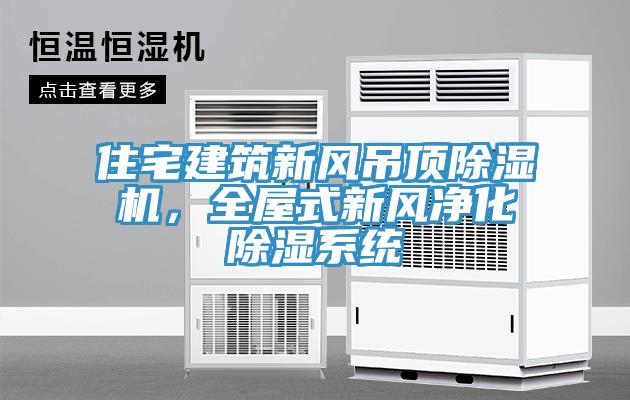 住宅建筑新风吊顶蕾丝视频污污污，全屋式新风净化除湿系统