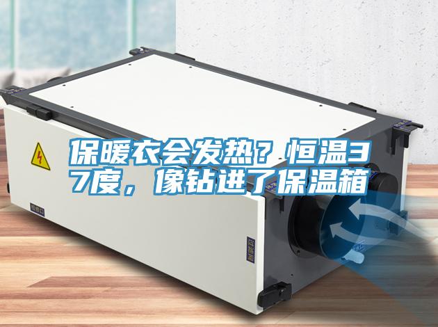 保暖衣会发热？恒温37度，像钻进了保温箱